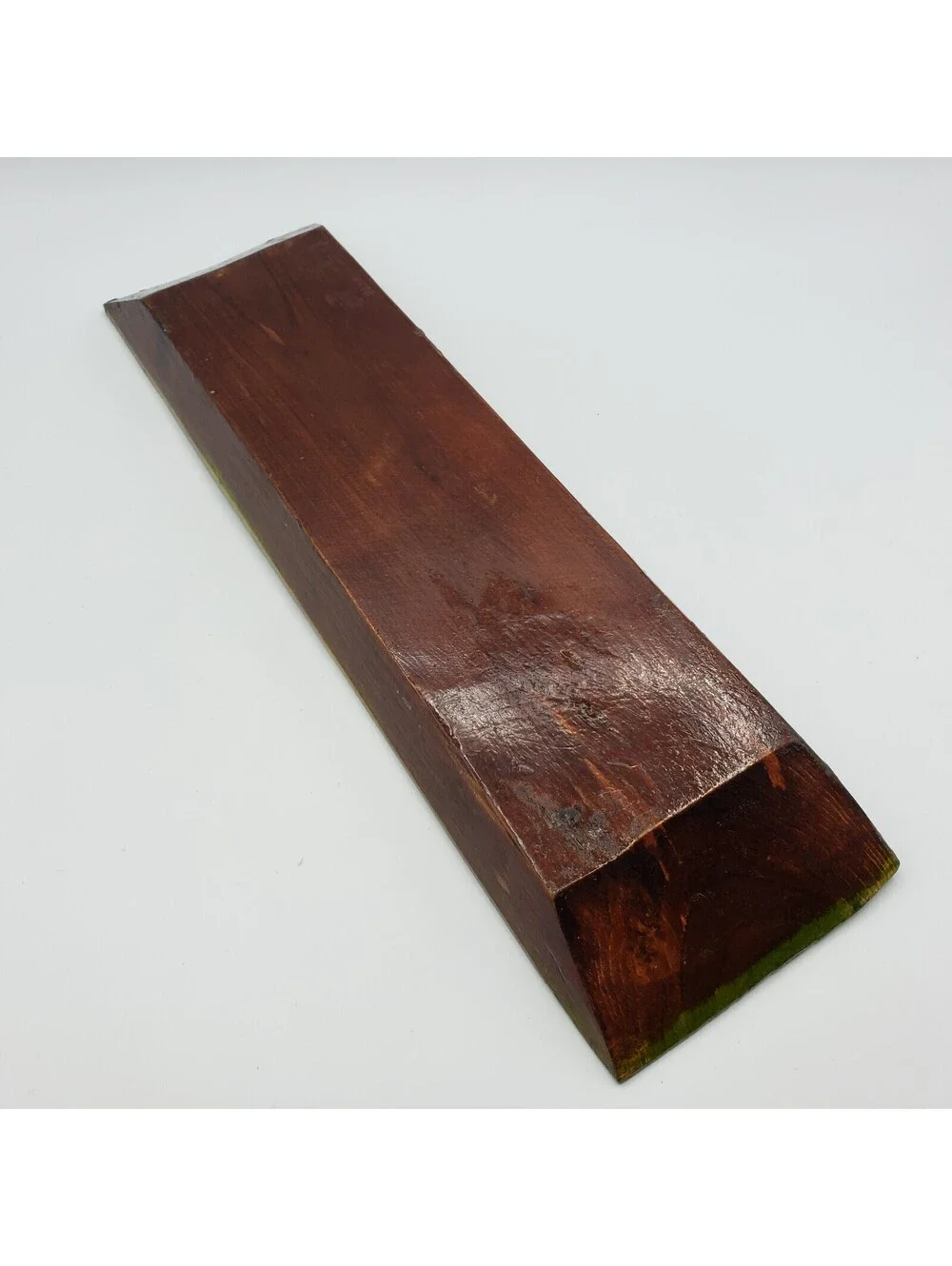 Hand Painted Divided Wood Tray Rectangle 3 Section Floral Boho Votive Holder